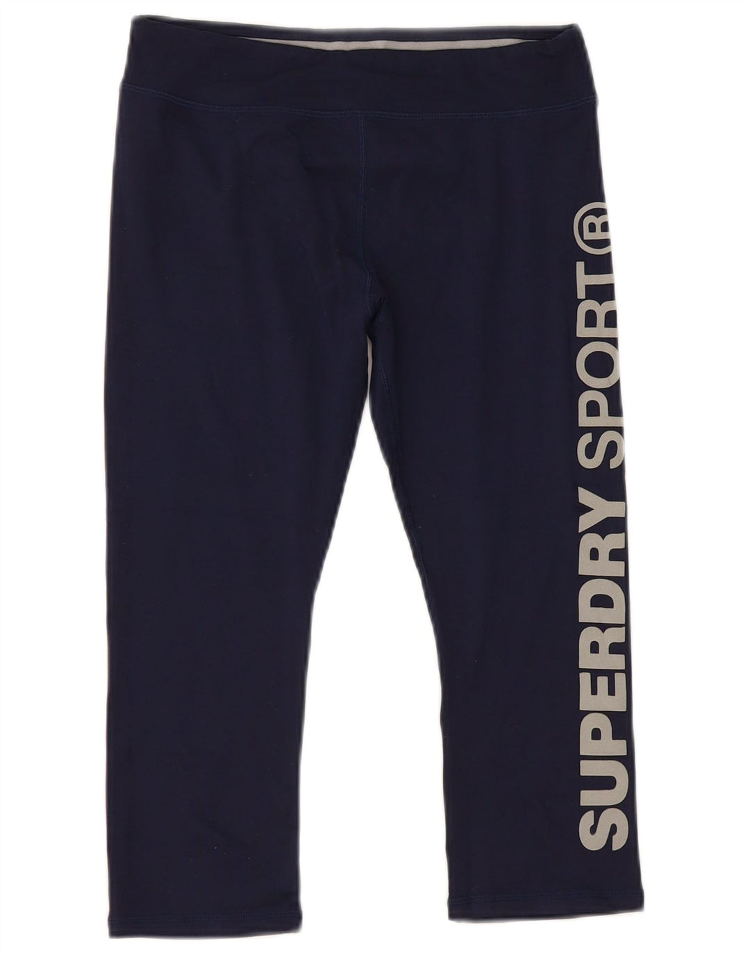 Leggings Capri grafic Superdry pentru femei UK 6 XS bleumarin poliester