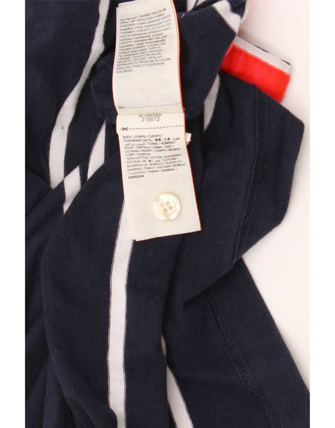 Tricou polo pentru bărbați Superdry, bumbac cu dungi albastru bleumarin mediu