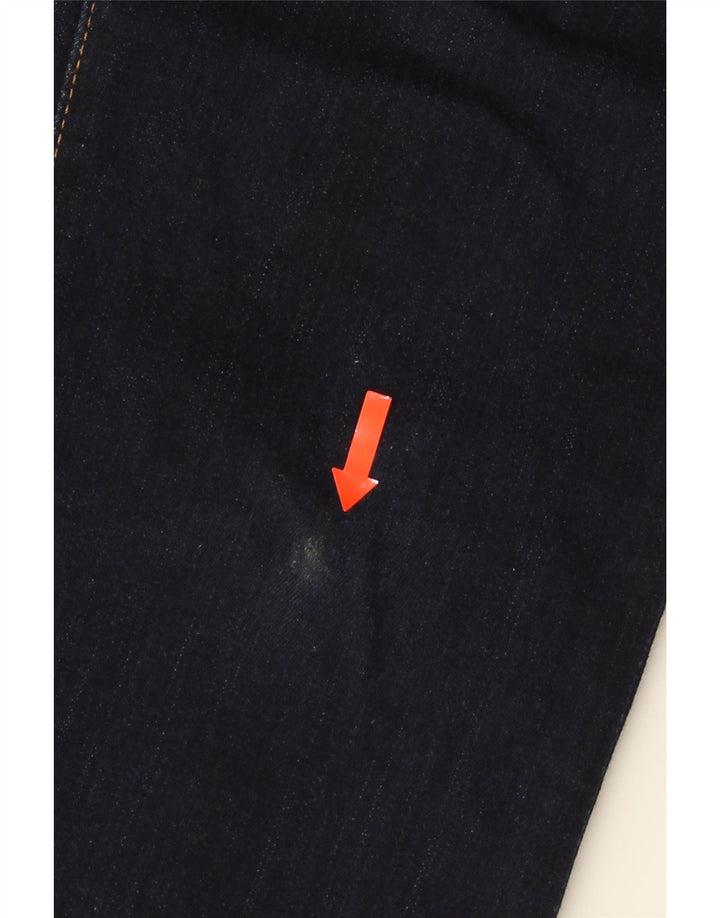 Blugi drepti 714 pentru femei Levi's W29 L31 bumbac bleumarin