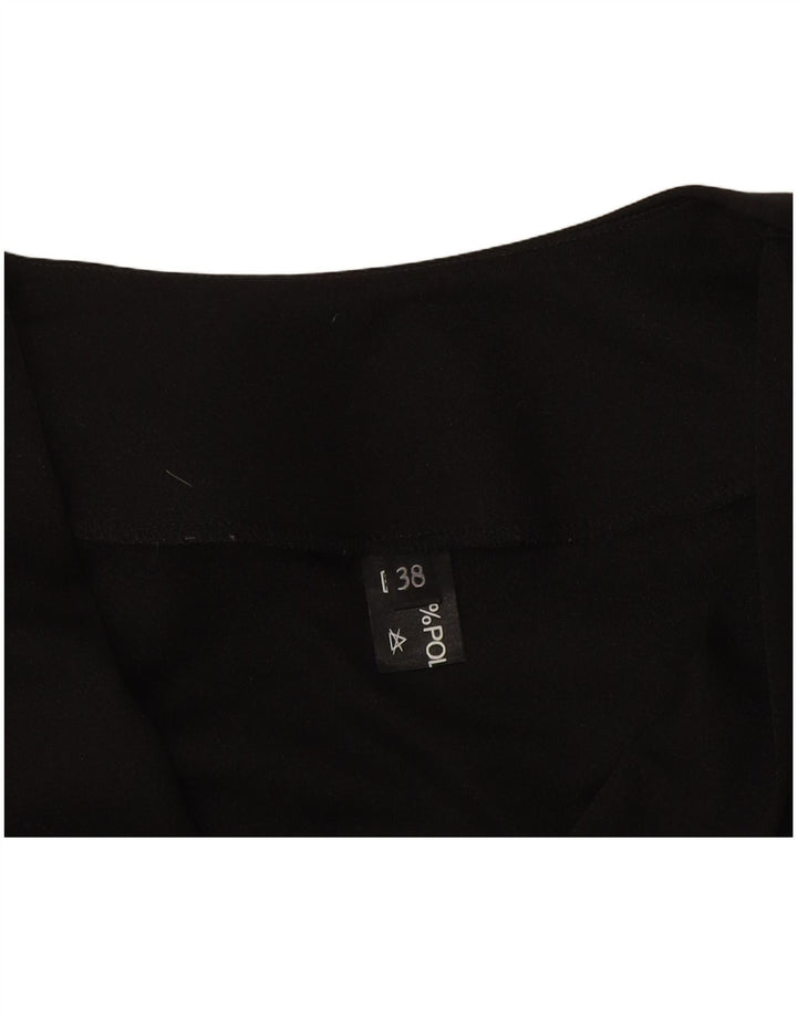 Bluză Vintage cu mânecă lungă pentru femei Top IT 38 XS Poliester negru