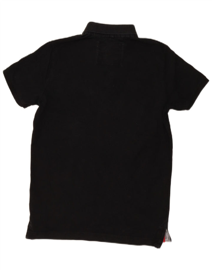 Tricou polo pentru bărbați Superdry XL, bumbac negru