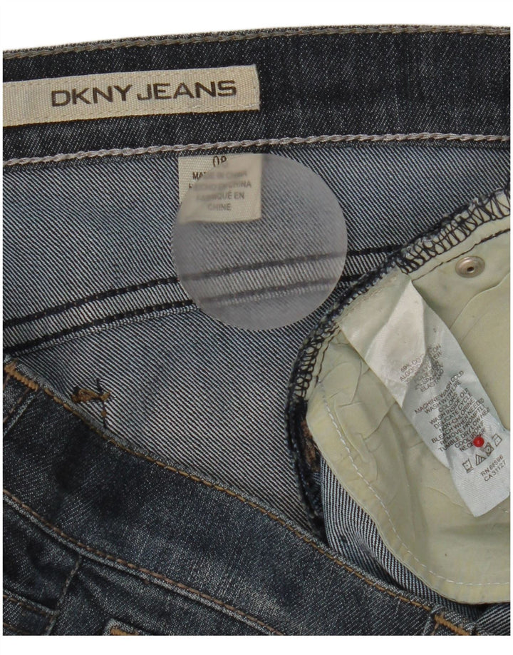 Dkny Bermude Denim Shorts pentru femei US 8 Medium W32 Bumbac bleumarin