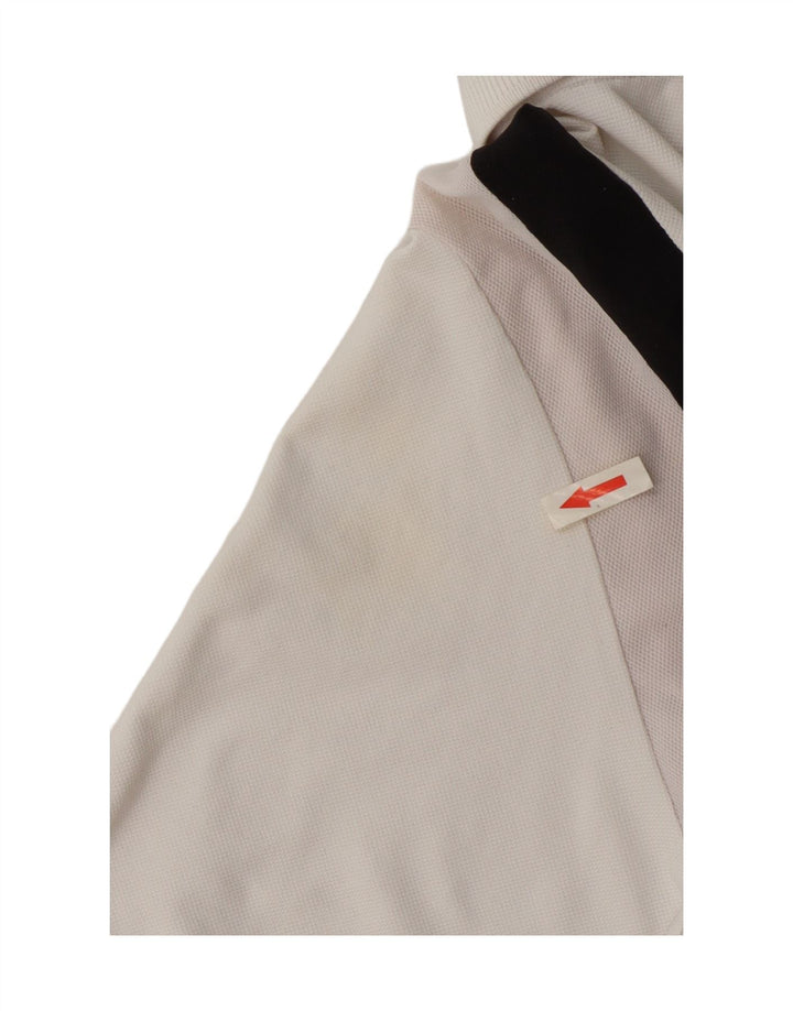 Tricou polo pentru bărbați Lotto, mare, alb, din nailon