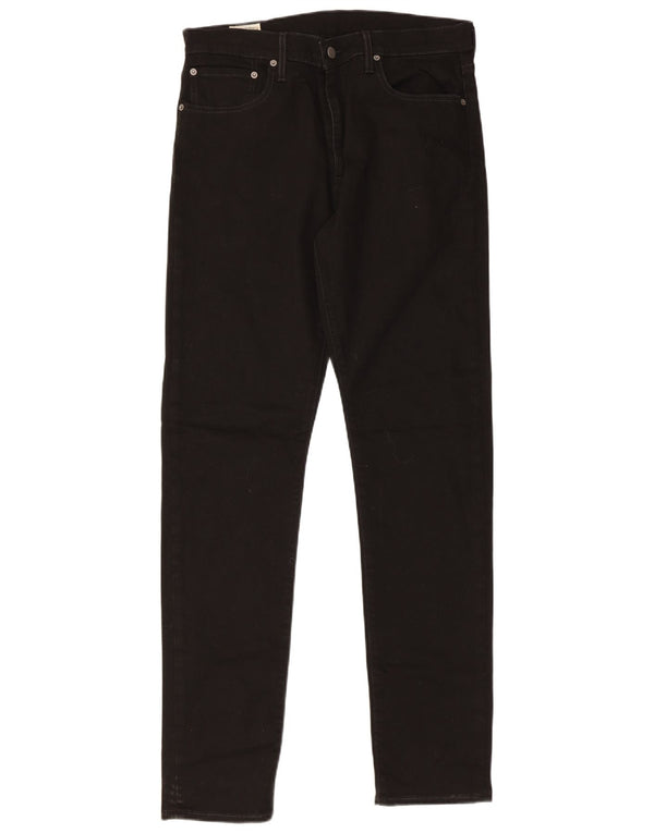 Blugi drepti Levi's 512 Slim Fit W34 L34 bumbac negru