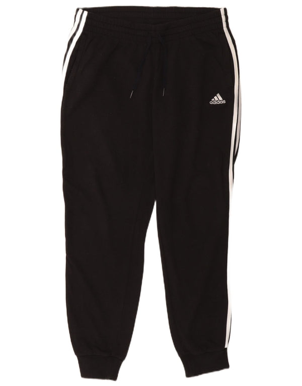 Pantaloni de trening Adidas pentru femei Joggeri UK 14, bumbac negru mare