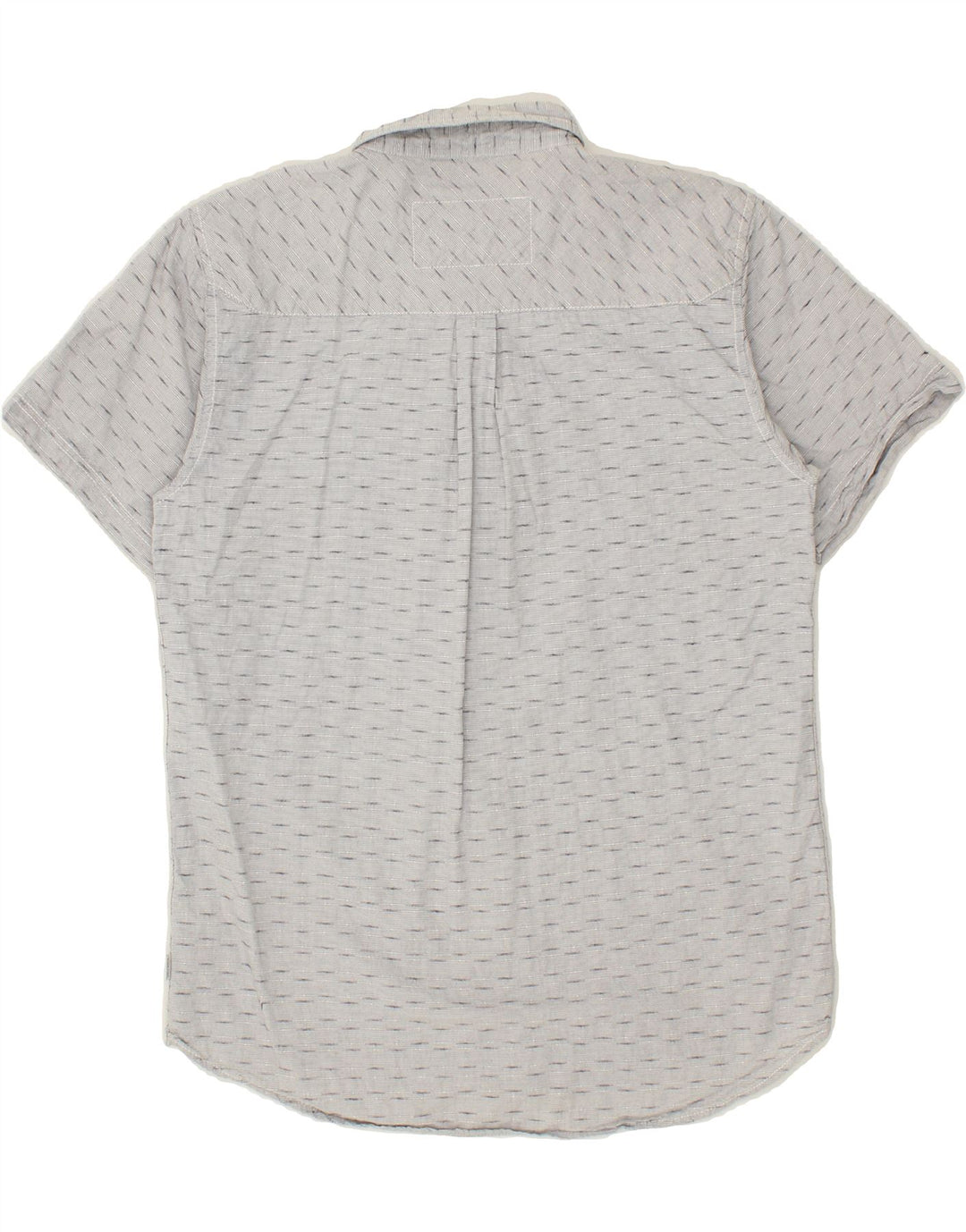 SALTROCK Mens Short Sleeve Shirt Medium Grey Pinstripe Vintage Saltrock and Second-Hand Saltrock from Messina Hembry 