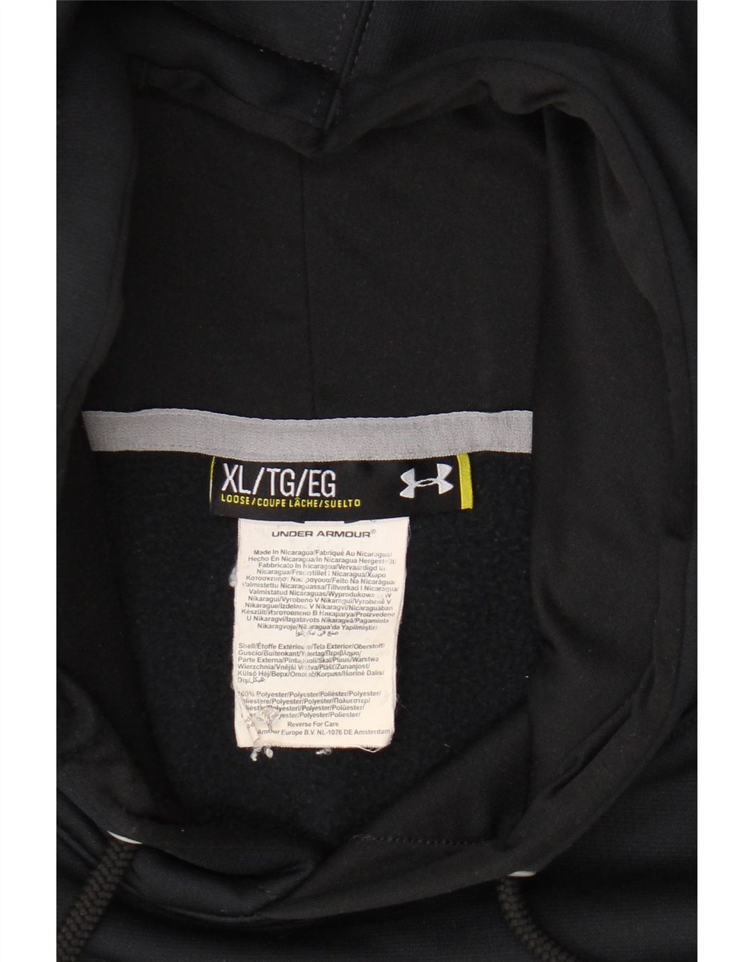 Pulover grafic pentru bărbați UNDER ARMOUR XL, poliester bleumarin