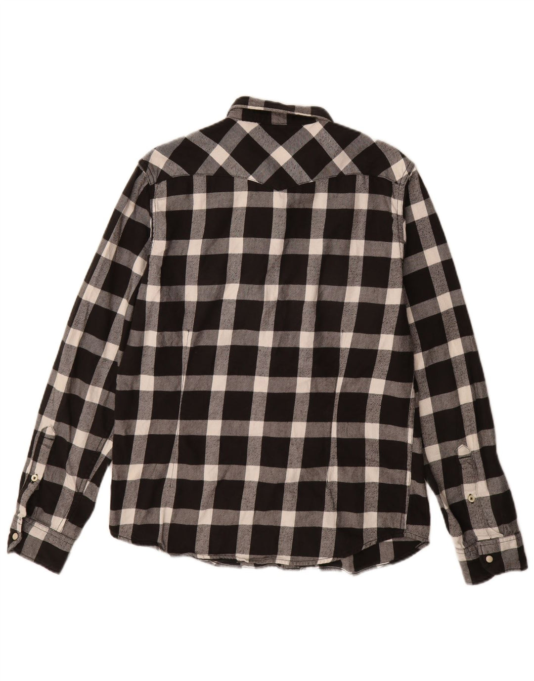 Cămașă de flanel LEE Slim Fit pentru bărbați, bumbac caros negru mediu