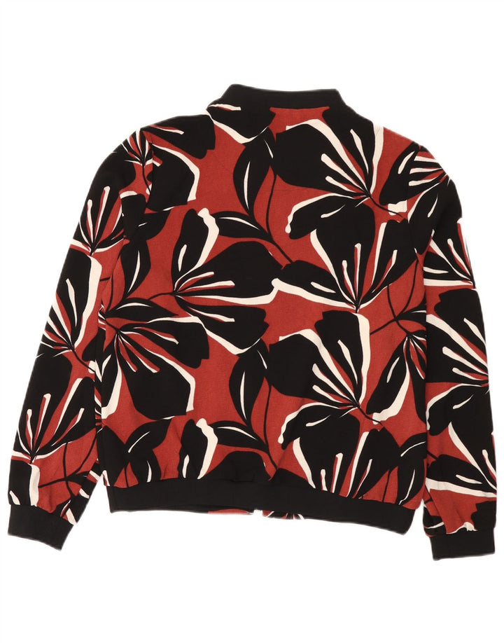 Geacă bomber pentru femei Marks & Spencer UK 12 Medium Black Floral Poliester