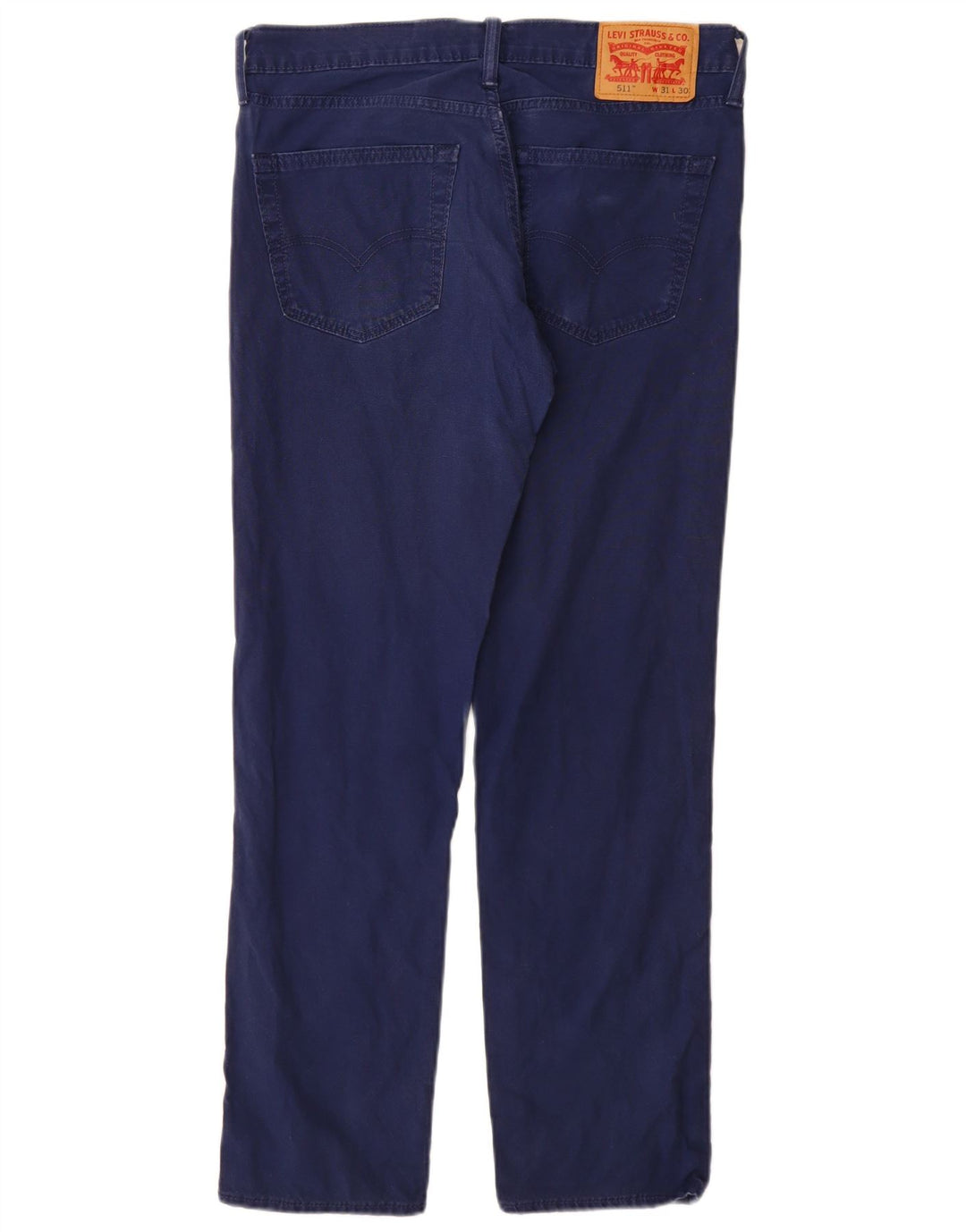 Pantaloni casual 511 slim LEVI'S pentru bărbați, L31 L30, bumbac bleumarin