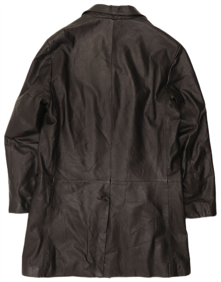 Palton din piele pentru barbati Free Heron Conbipel IT 54 XL din piele neagra