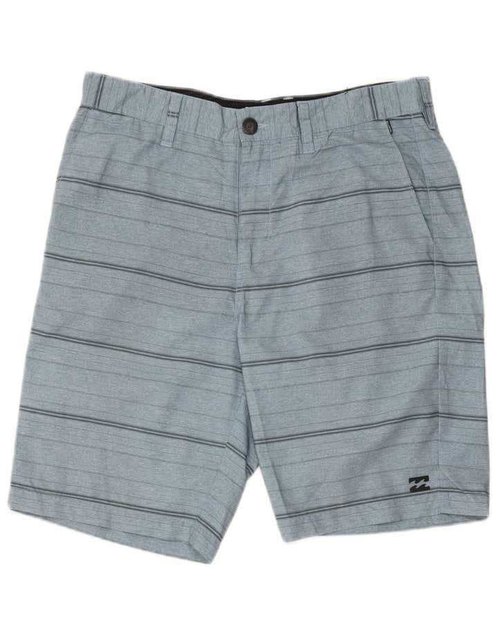 Pantaloni scurți chino pentru bărbați Billabong W33 poliester cu dungi albastre medii