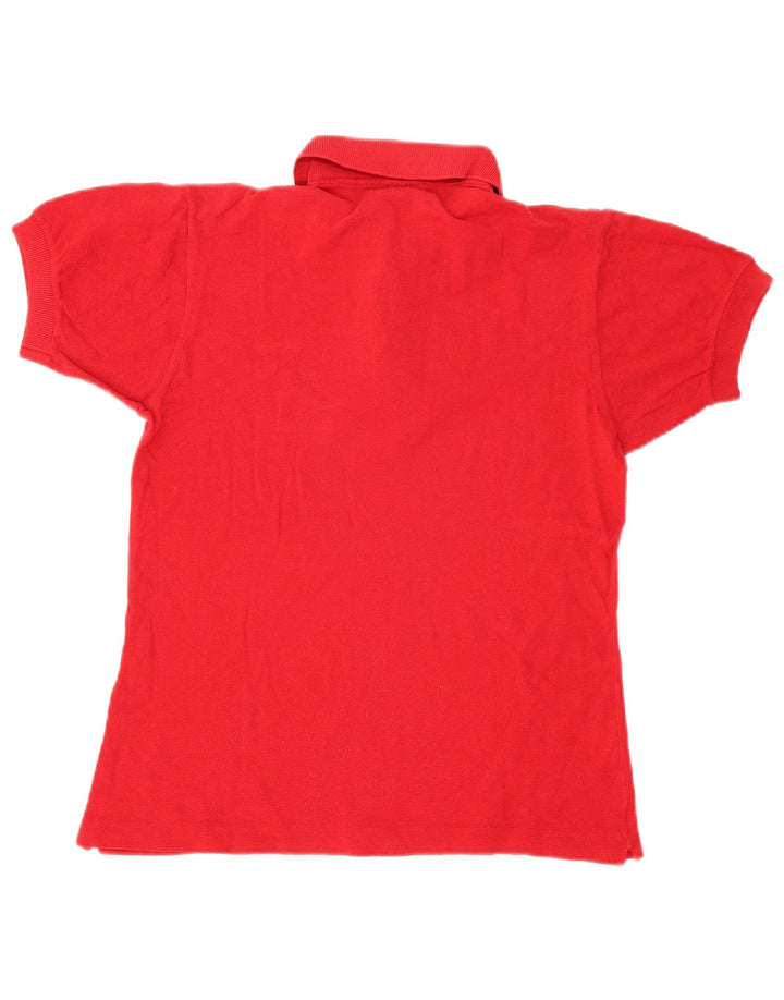 Tricou polo Lacoste pentru bărbați, mărimea 3, bumbac roșu mic