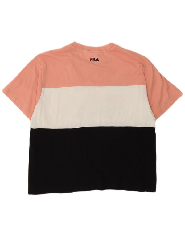 Tricou cu grafic pentru femei Fila Top UK 14 Medium Multicolor Colorblock