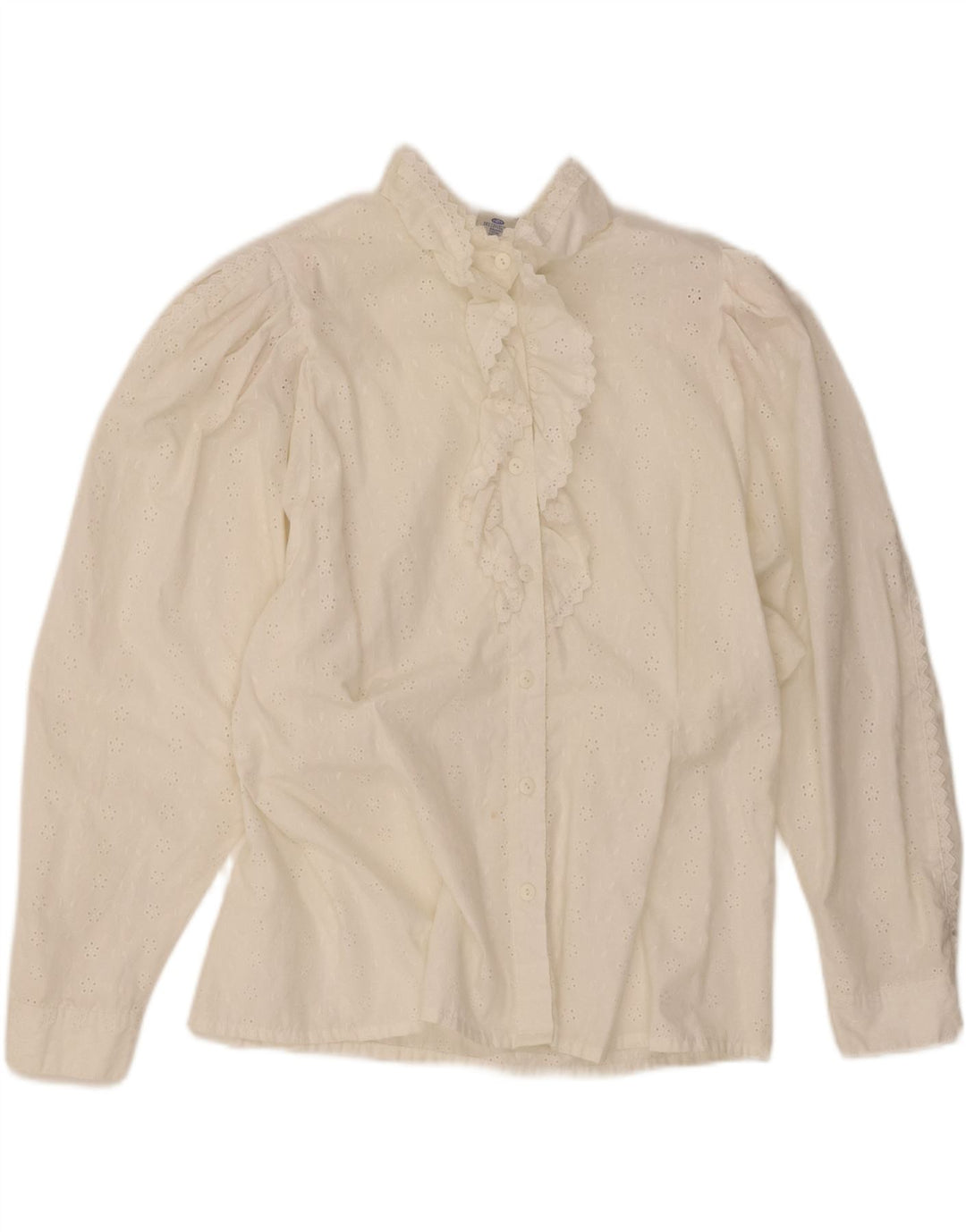 Cămașă Yessica pentru femei cu volane în față EU 46 XL Poliester alb