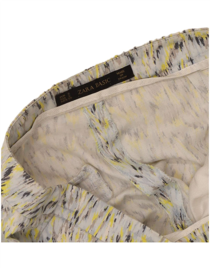 Pantaloni chino pentru femei cu model abstract ZARA Mici L26 L26 Multicolori