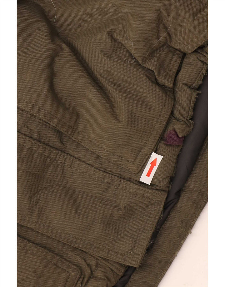 Jachetă căptușită cu glugă The North Face pentru bărbați UK 38 Medium Khaki Nylon