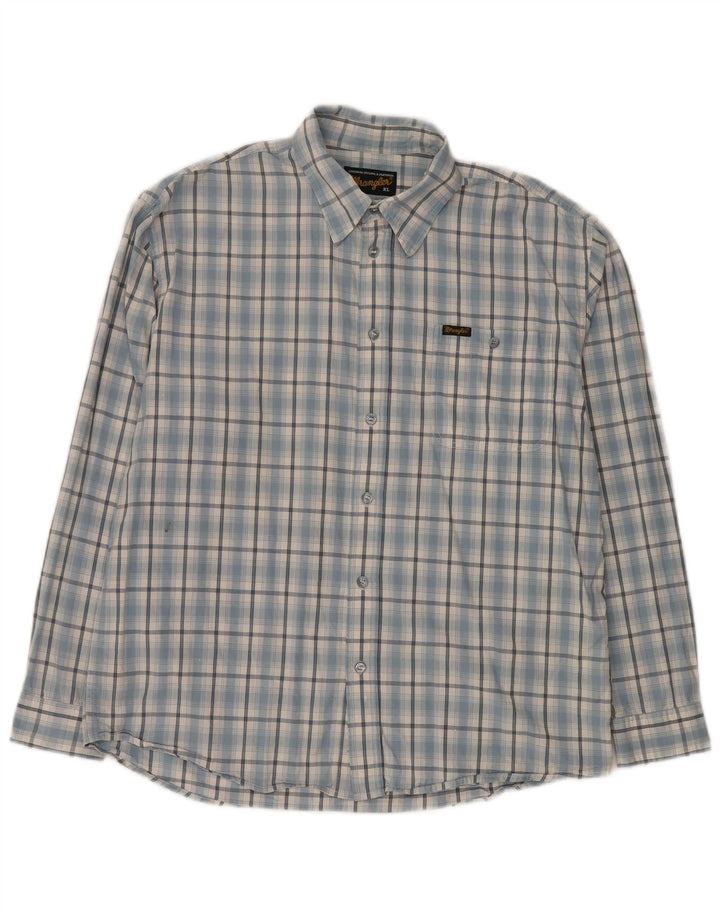 Cămașă pentru bărbați Wrangler XL Blue Check