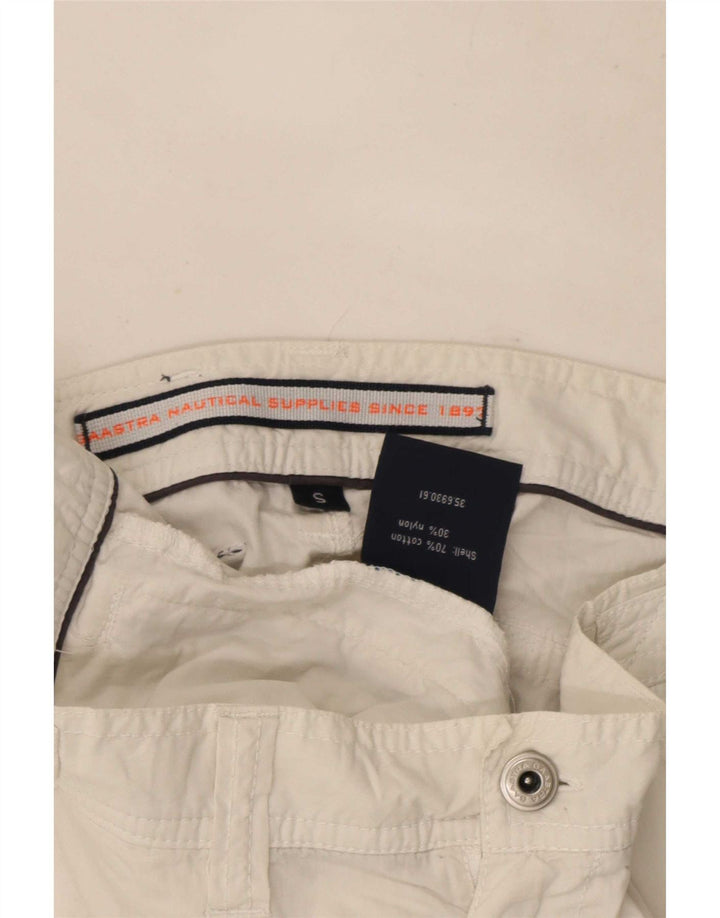 Pantaloni scurți pentru bărbați Gaastra Graphic Cargo Small W29 Bumbac alb
