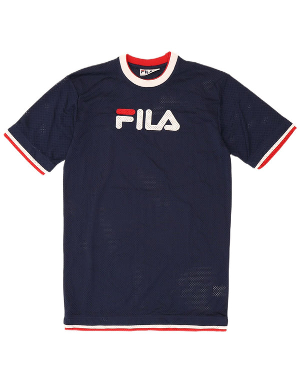 Tricou grafic pentru bărbați FILA Top Mic Bleumarin