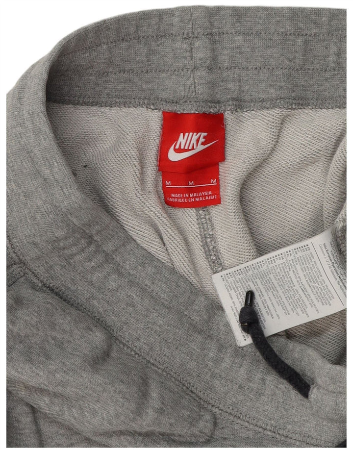 Pantaloni de trening grafic pentru bărbați NIKE Pantaloni de jogging din bumbac gri mediu