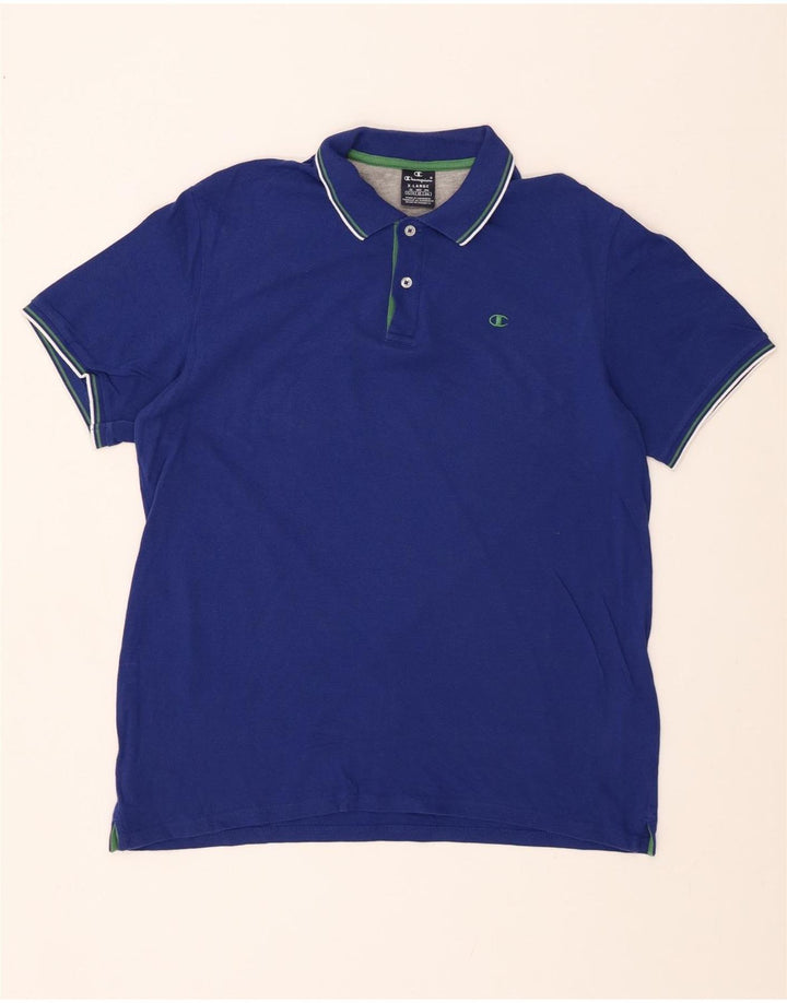 Tricou polo pentru bărbați CHAMPION XL Albastru