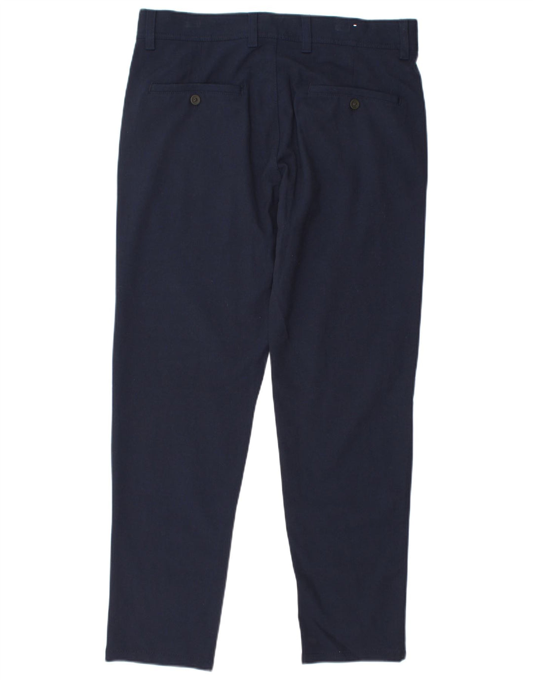 Zara Mens Slim Chino Trousers EU 40 Medium W31 L29 Navy Blue Polyester