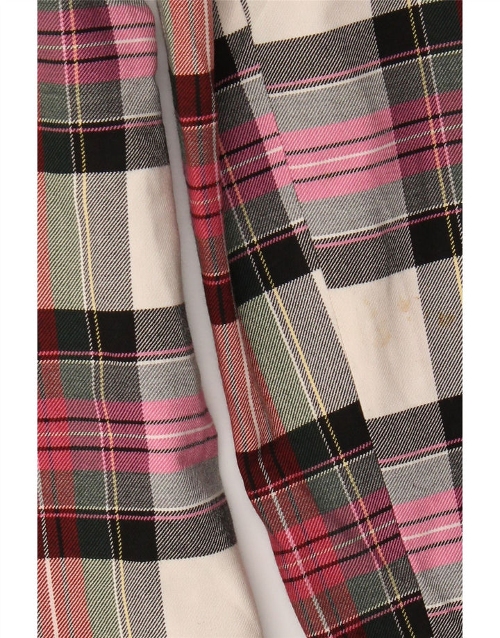 TOPSHOP Jachetă pentru femei la dublu piept, UK 10, în carouri mici, roz