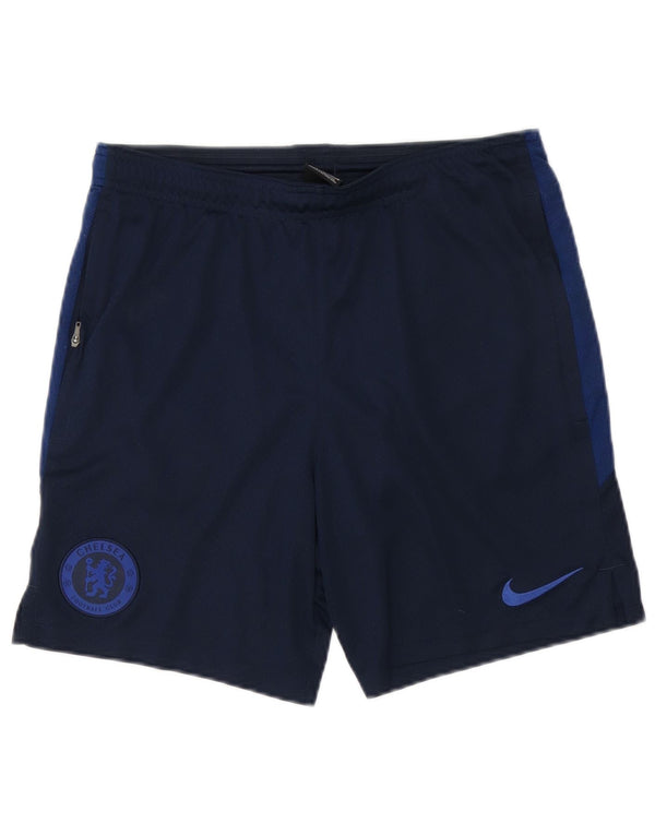 Pantaloni scurți sport Nike Chelsea FC pentru bărbați, poliester mediu albastru