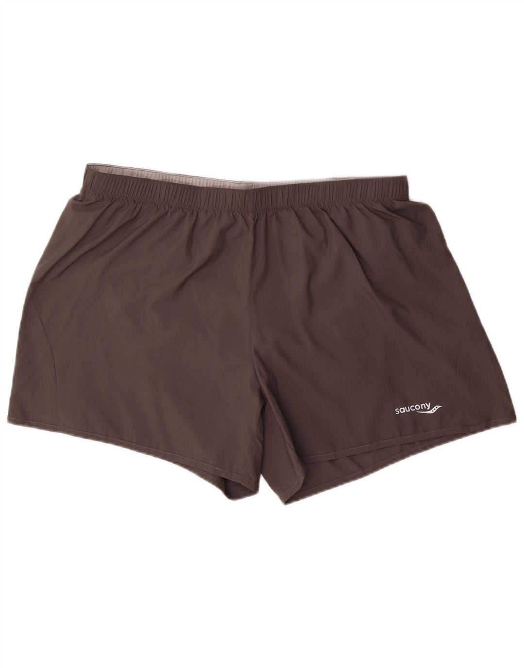 Pantaloni scurți sport Saucony pentru bărbați XL poliester gri