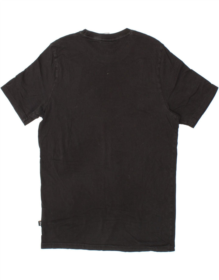PUMA Mens Graphic T-Shirt Top Medium Black Cotton Vintage Puma and Second-Hand Puma from Messina Hembry 