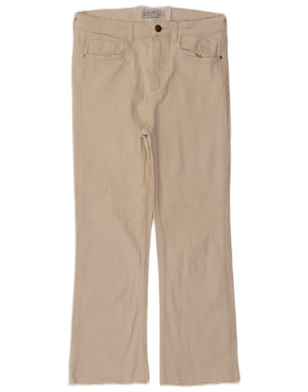 Blugi tăiați pentru femei Zara EU 40 Medium W28 L25 Bej