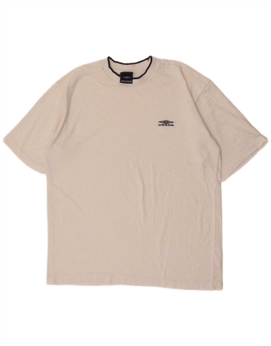 Tricou grafic pentru bărbați Umbro Top mare din poliester alb