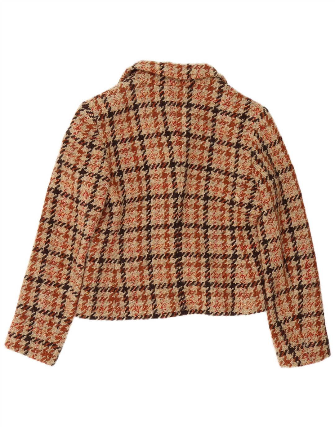 Jachetă Blazer pentru femei Marella UK 12 Maro Mediu Houndstooth Classic