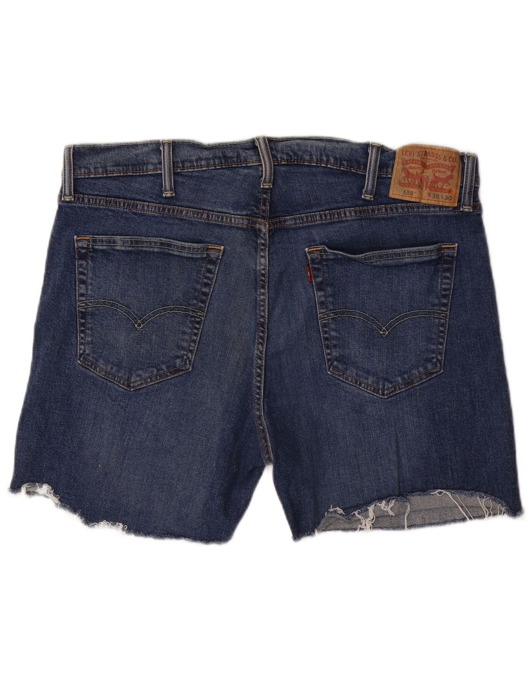 Pantaloni scurți din blugi pentru bărbați LEVI'S 559 W38 XL, bumbac albastru