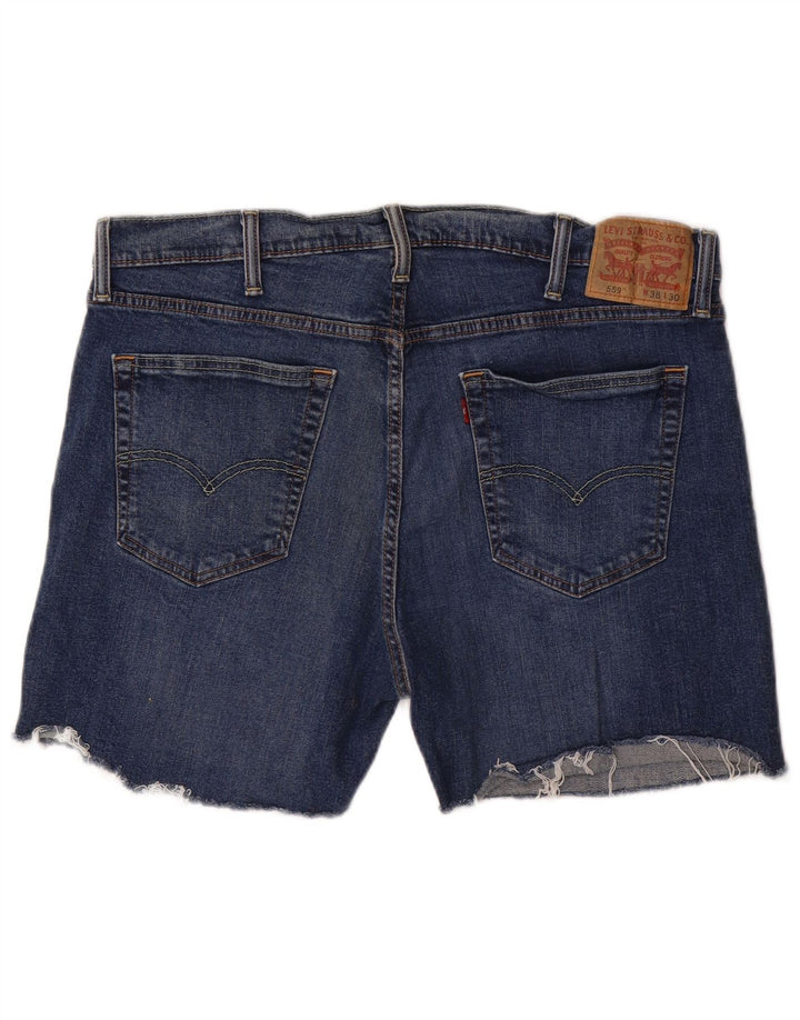 Pantaloni scurți din blugi pentru bărbați LEVI'S 559 W38 XL, bumbac albastru