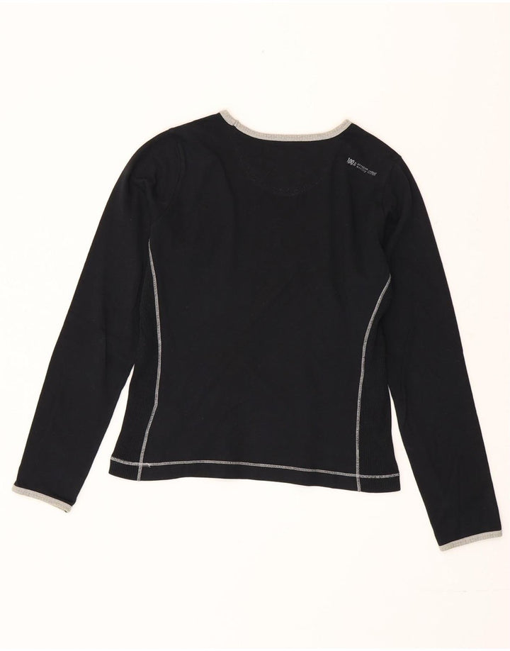 Champion pentru femei Heritage Classics Graphic Top cu mânecă lungă UK 10 Small Black