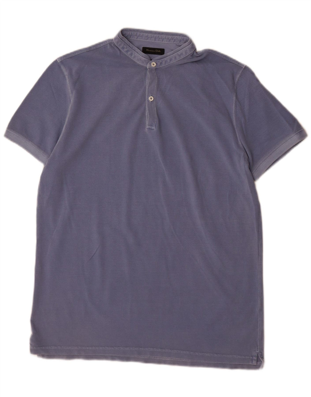 Cămașă polo Massimo Dutti pentru bărbați, cu formă lejeră, mare, albastru
