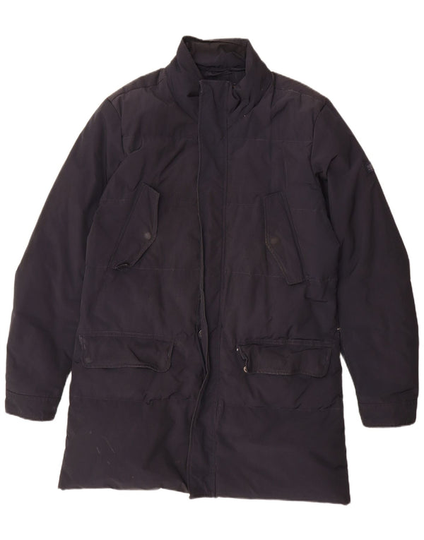 Palton căptușit pentru bărbați Woolrich UK 38 Medium Bleumarin