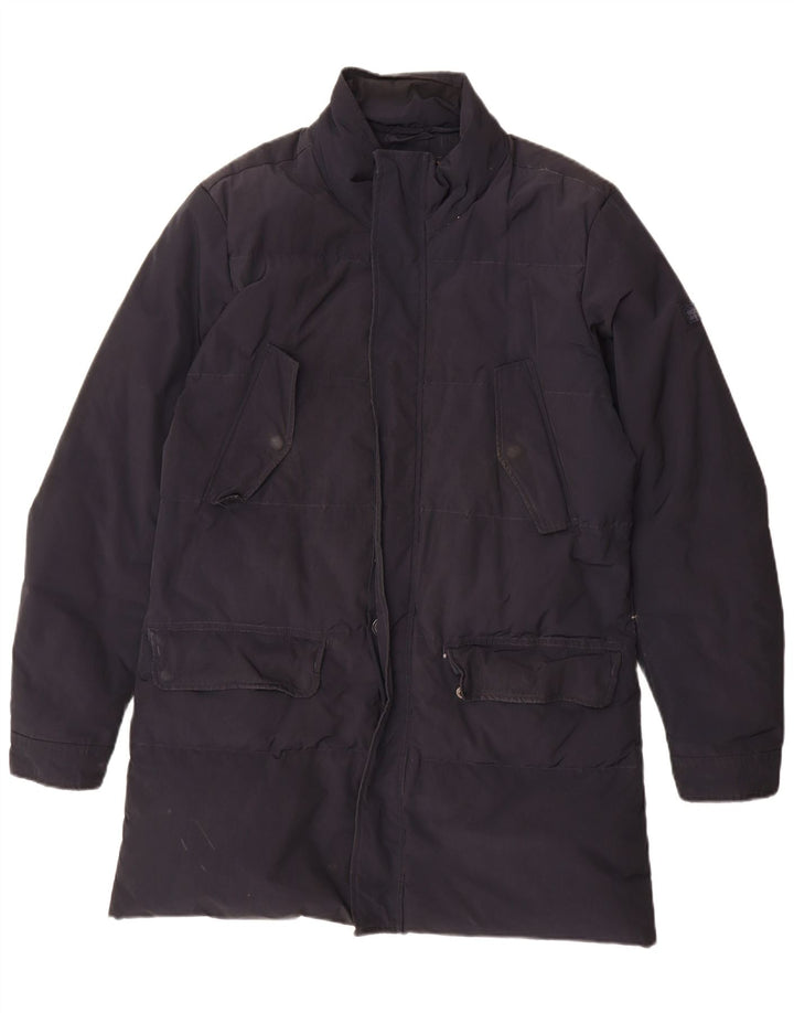 Palton căptușit pentru bărbați Woolrich UK 38 Medium Bleumarin