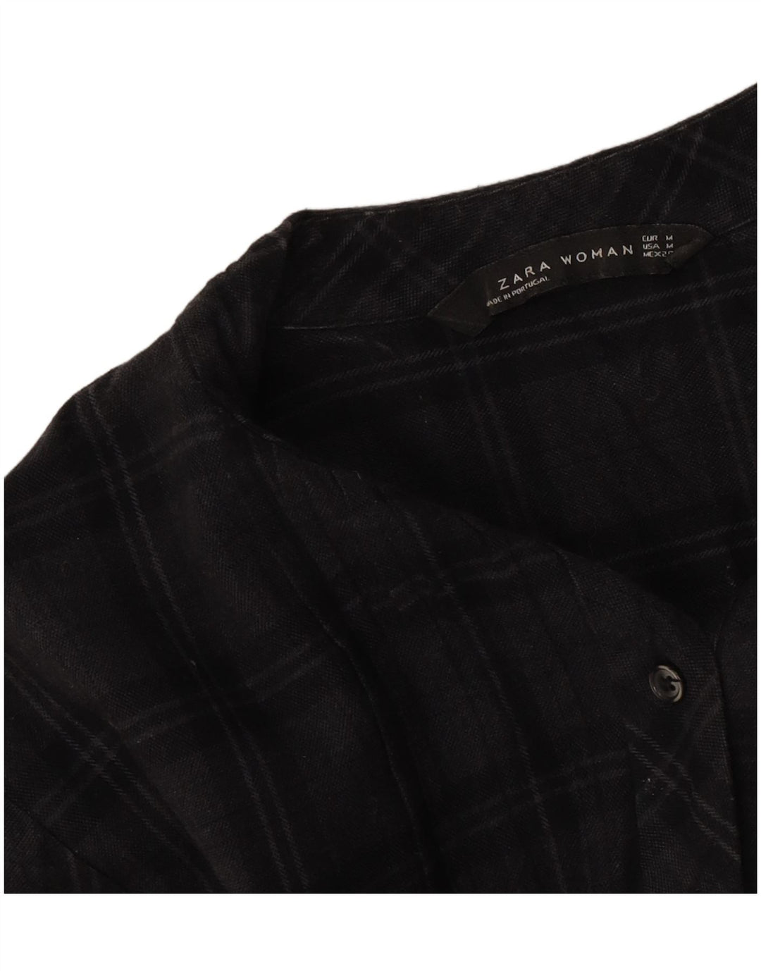 Rochie schimbătoare cu mânecă lungă pentru femei Zara UK 14 Medium Gri Check
