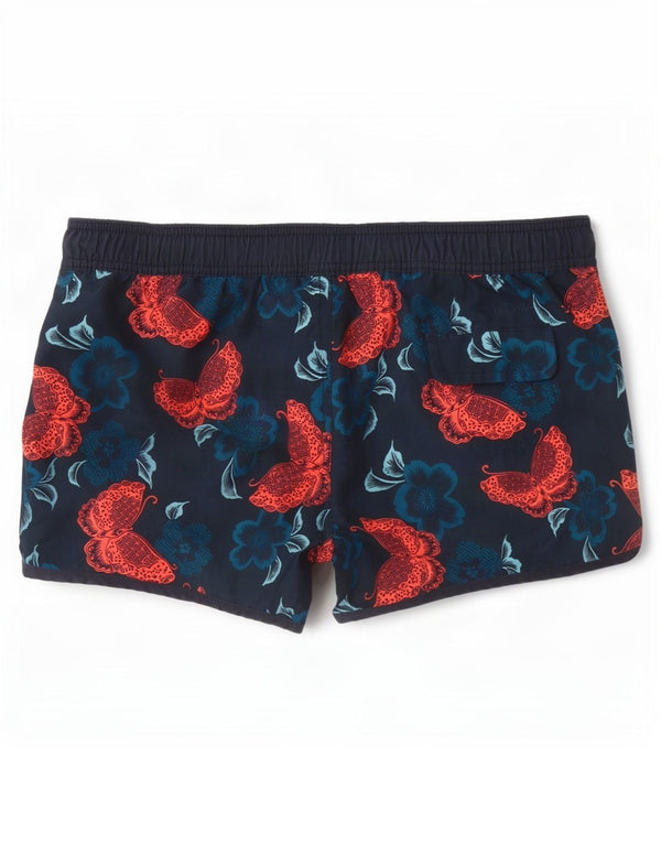 Pantaloni scurți de înot pentru femei Fat Face UK 12 Medium Bluemarin Floral Poliester