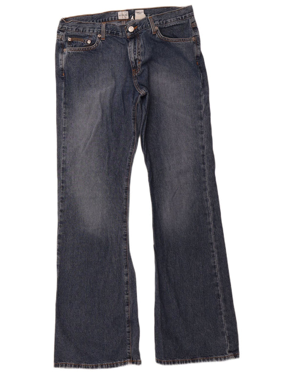 Blugi Calvin Klein pentru femei Bootcut US 11 Large W32 L32 Blue Bumbac