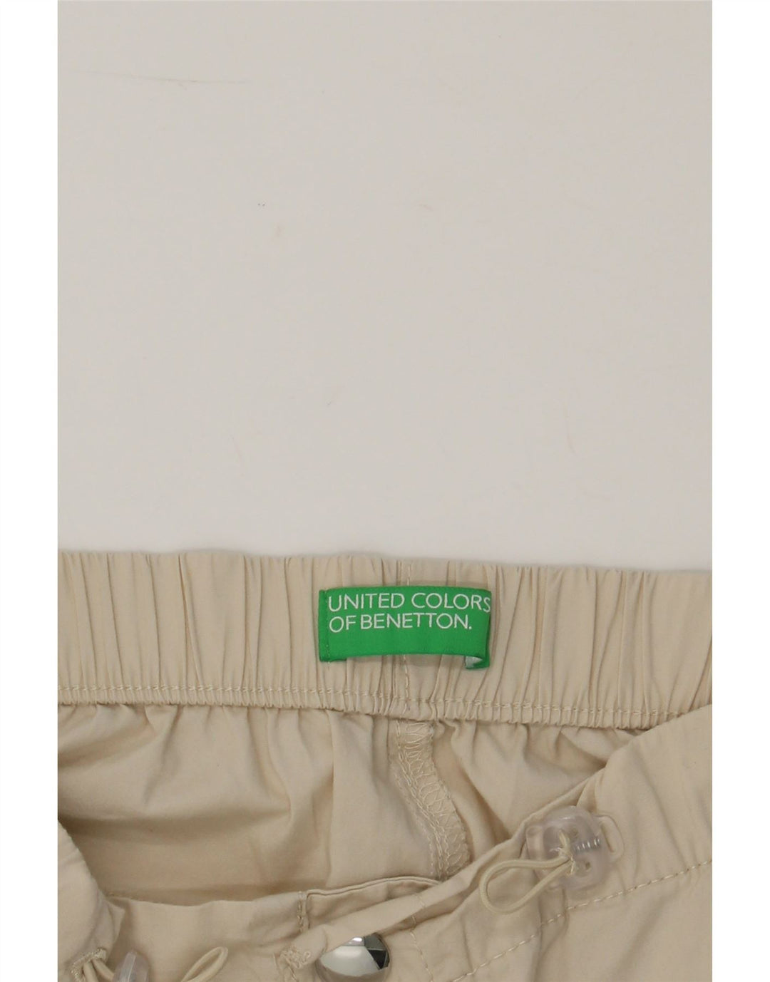 BENETTON Womens Cargo Trousers W26 L25 Beige Vintage Benetton and Second-Hand Benetton from Messina Hembry 