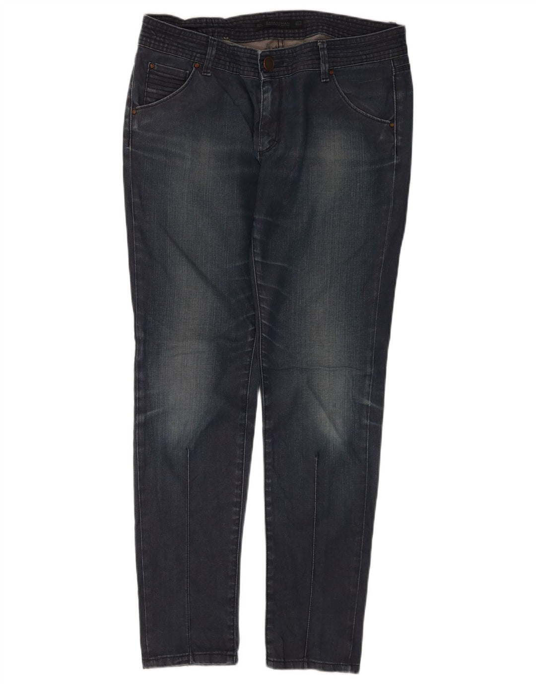 Blugi slim pentru femei Zara EU 40 Medium W30 L30 Bleumarin