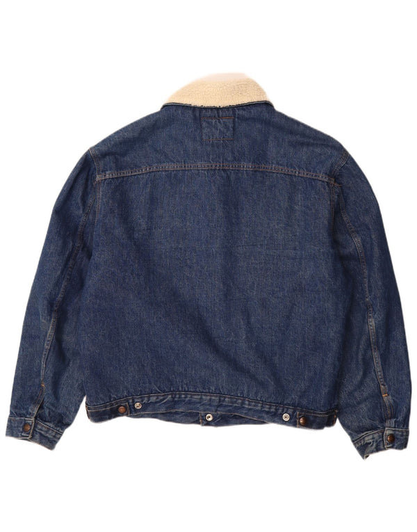 Jachetă de blugi Sherpa Roy Rogers pentru bărbați UK 40 Large Blue