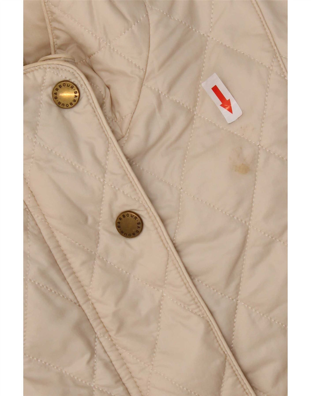 Jachetă matlasată Barbour pentru femei UK 14 mare, bej, nailon