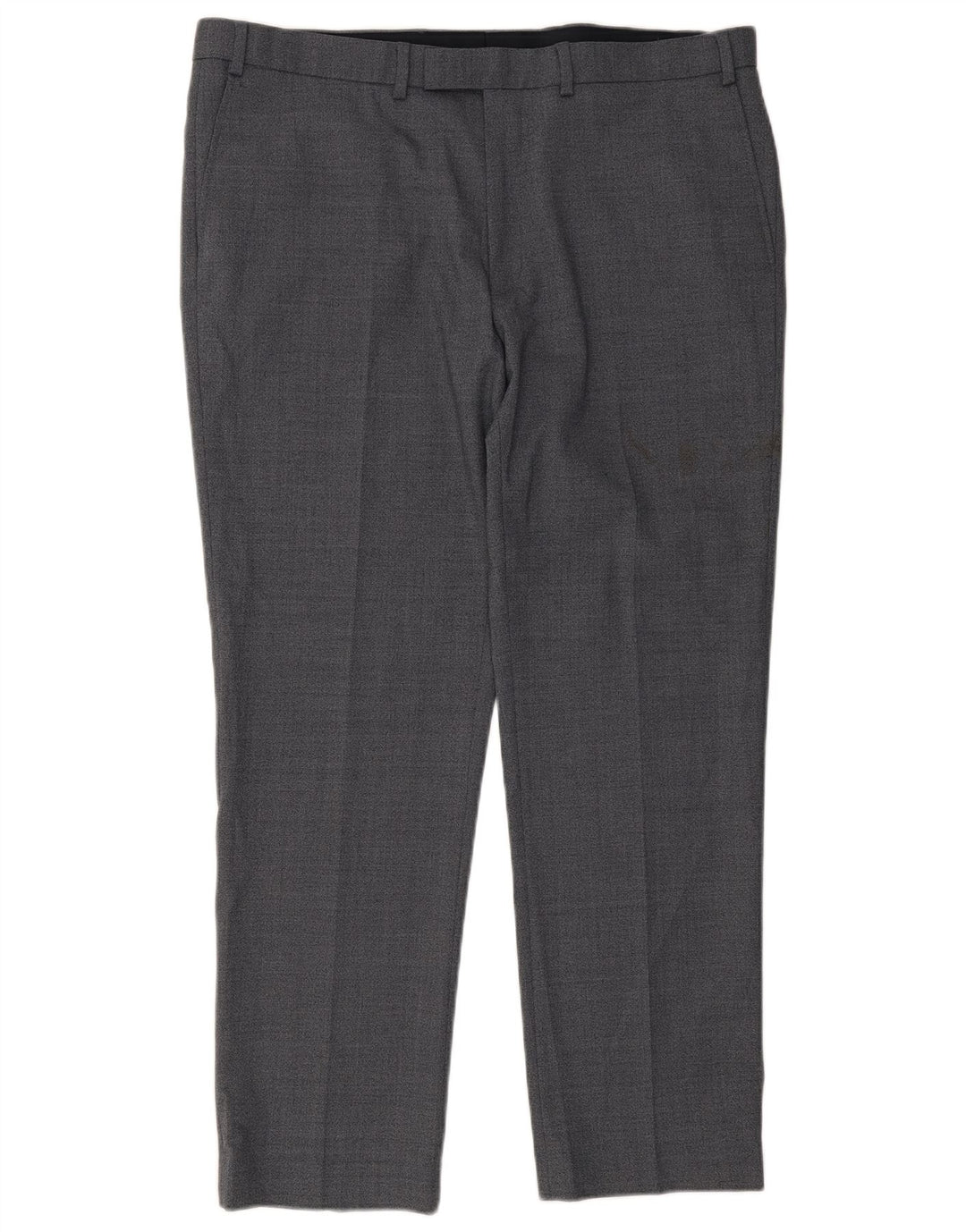 Pantaloni de costum obișnuiți pentru bărbați Marks & Spencer L40 L31 poliester albastru