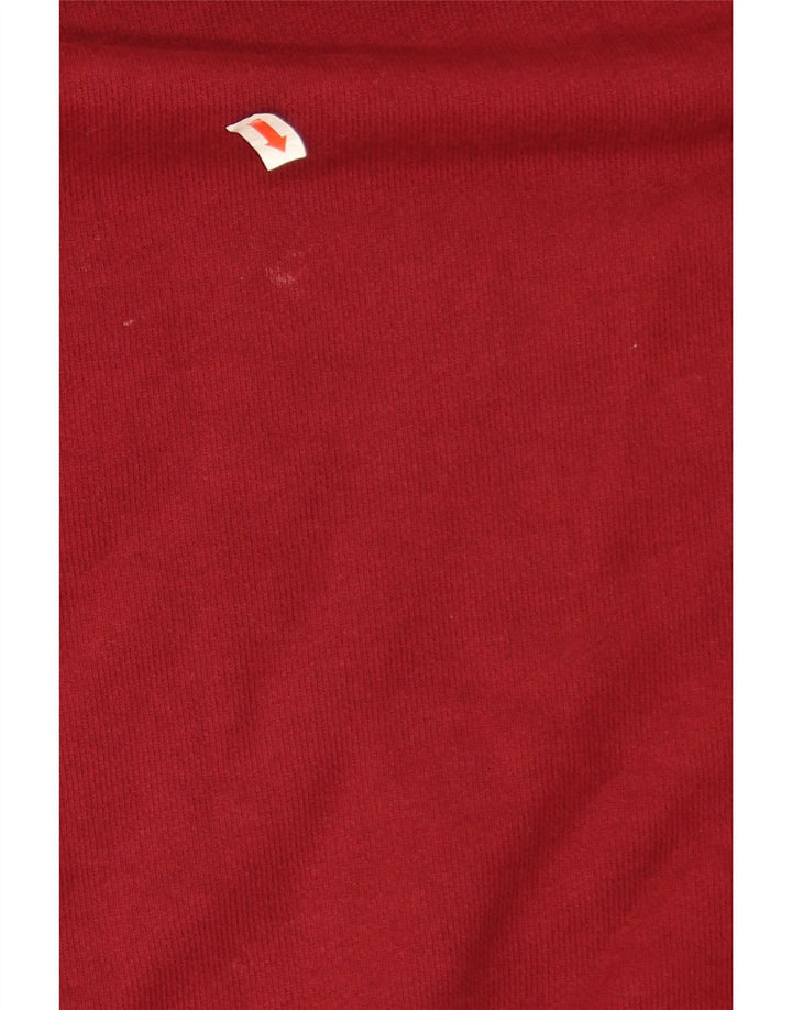 Hanorac grafic pentru bărbați Nike Pulover mic din bumbac burgundă