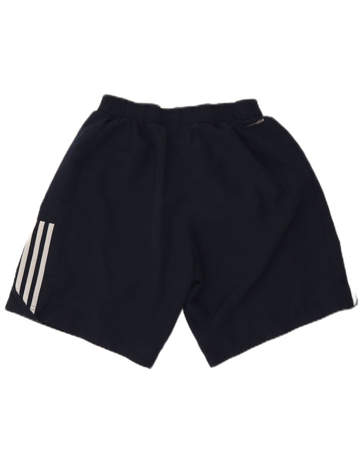 Pantaloni scurți sport ADIDAS pentru bărbați, poliester mediu albastru bleumarin